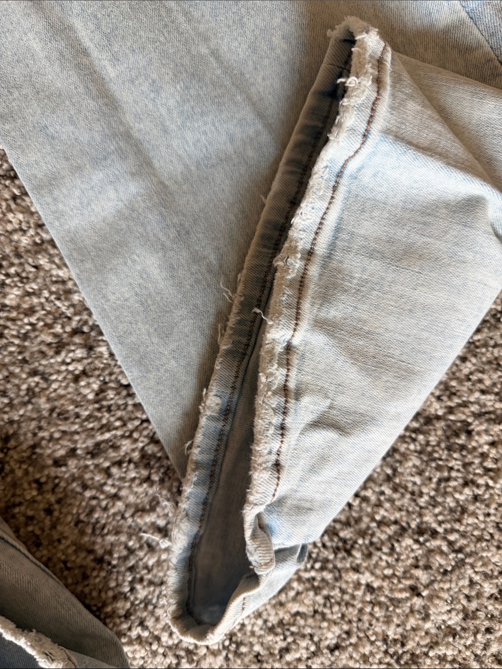 American Eagle Outfitters Light Blue Flare Jeans - Picture 4 of 7